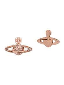 Vivienne Westwood Mini Bas Relief Earrings Rose Gold - 玫瑰金 - 查看 3