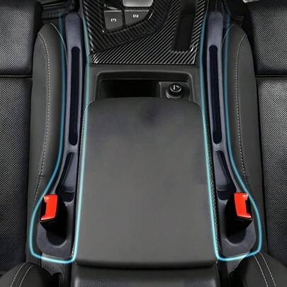 Pack Of 2 Car Seat Gap Fillers, Multifunctional Side Gap Filler For Seats, Double-Sided And Storage Design, Suitable For All Seasons,