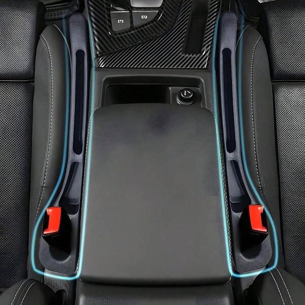 Pack Of 2 Car Seat Gap Fillers, Multifunctional Side Gap Filler For Seats, Double-Sided And Storage Design, Suitable For All Seasons,