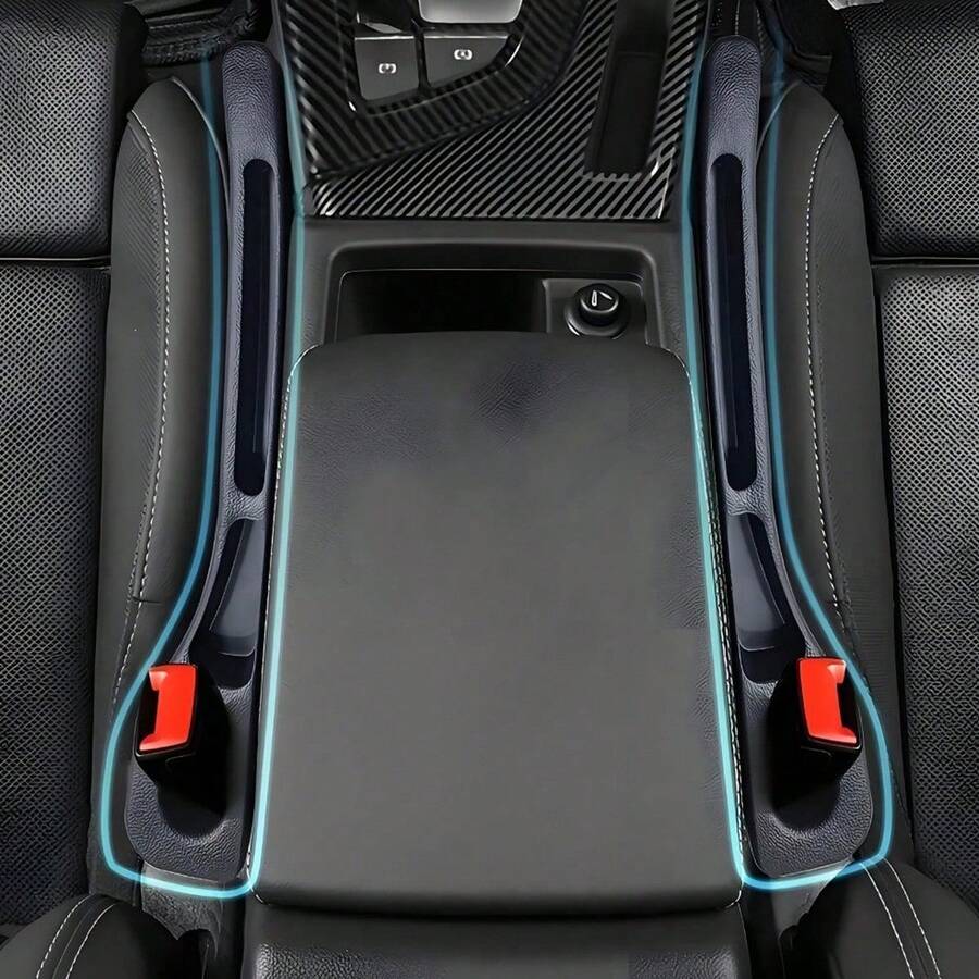 Pack Of 2 Car Seat Gap Fillers, Multifunctional Side Gap Filler For Seats, Double-Sided And Storage Design, Suitable For All Seasons,