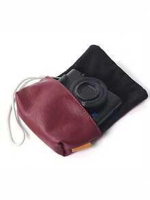 Bolsa de almacenamiento para cámara CCD, bolsa compacta multifuncional para cámara, estuche protector para cámara para transportar fácilmente sin preocupación por el desgaste, esenciales de viaje, estuche para cargador, accesorios de cámara digital, organizador de cables, organizador electrónico, impermeable y portátil para viajes, tecnología, mujeres y hombres