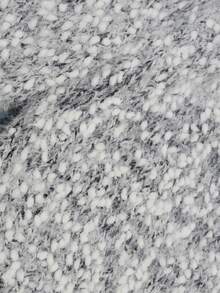 Fashion Women's Woolen One Shoulder Pullover, Mixed With White Dot Design, Slim Fit And Bullet Hit Fabric, Perfectly Showcasing Elegant Temperament