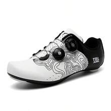 Sapatos de Ciclismo Profissional Masculino, Sapatos de Bicicleta de Estrada para Esportes ao Ar Livre, Confortáveis e Duráveis, Antiderrapantes e Resistentes ao Desgaste, Adequados para Ciclismo, Academia e Outras Atividades ao Ar Livre