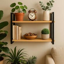 Prateleira Suspensa Nicho Industrial 60cm Suporte Microondas