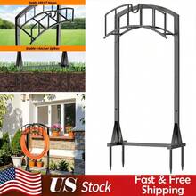 1PC Heavy - Duty Garden Water Hose Holder (Holds Up To 161 FT Hoses), Durable Metal Material, Freestanding Hose Storage Rack;  Practical & Sturdy Style, Sleek Black Color, Arch - Shaped With 4 Anchor Spikes Detail, Ideal For Organizing And Storing Garden Hoses.  Outdoor Hose Hanger Stand Perfect For Yard, Lawn, Garden Use, Year - Round Gardening Tasks & Great As A Gift For Garden Enthusiasts On Father's Day, Spring Gardening Season. (Black) - 黑色 - 查看 1