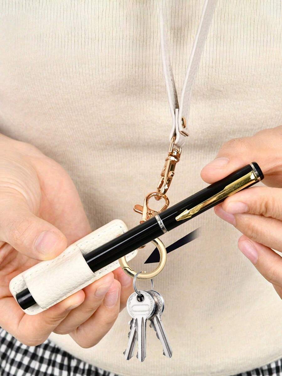 Móc khóa kẹp bút tròn có khóa lò xo, kẹp bút cho y tá, móc khóa kẹp bút chống thất lạc, kẹp bút đựng son môi, kẹp quà tặng thiết thực, kẹp bút cho chuyên viên trang điểm, kẹp giữ chìa khóa xe hơi, giá đỡ thẻ ID nhân viên y tế, vật dụng thiết yếu cho nhân viên y tế, dụng cụ sắp xếp bàn làm việc văn phòng, quà tặng cho y tá, quà tặng tiệc tùng, thích hợp cho các dịp lễ của giáo viên.