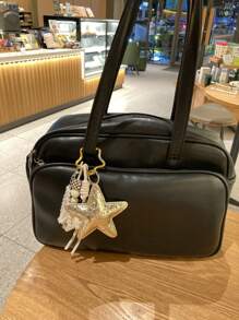 博主同款个性汽车钥匙扣DIY创意钥匙扣钥匙挂件心形星星吊坠包包挂件情侣手工编织拉夏德包包钥匙扣 - 彩色 - 查看 2