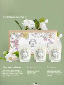 3个创意沙杯蜡烛盒，香薰蜡烛，采用天然大豆蜡制成，提供多种香型供您选择。纯天然植物香氛，花果香调，适用于婚礼装饰、瑜伽、冥想、放松身心以及纪念品。送女友、礼物、母亲节、女生、情人节礼物