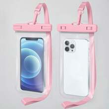 Waterproof Phone Bag Compatible With IPhone 16/15 Pro Max And Galaxy S24+/S23 7-Inch Waterproof Phone Case With Lanyard, IPX8 Beach Travel Essential, Beach Essential