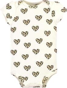 - Body unisex de algodón para - Corazones de leopardo - Ver 10