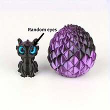 3D Printed Multi-Color Dinosaur Egg Set, Flip-Top Dinosaur Egg Desktop Decor, Gift For Christmas, Party