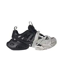 adidas XLG RUNNER DELUXE 舒適百搭 低筒跑鞋 男女同款 灰黑 - 灰黑 - 查看 6