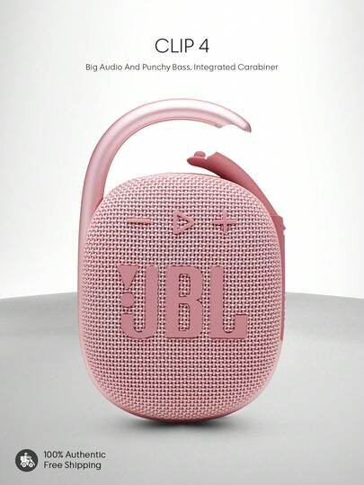  Clip 4 Portable Mini Bluetooth Speaker Big Audio And Punchy Bass Integrated Carabiner IP67 Waterproof And Dustproof 10 Hours Of Playtime Speaker For Home Outdoor And Travel Original JBL