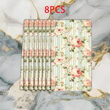 Set 2/4 buc, prosoape de vase cu model floral de afine, prosoape moderne din microfibră super absorbante, prosoape de bucătărie pentru gătit și copt, lavete de vase, cârpe de curățat, prosoape de mână, prosoape de bucătărie, ultra moi și foarte absorbante, decor bucătărie, cadouri pentru vecini, mame, zile de naștere, casă nouă pentru prieteni, articole esențiale pentru bucătărie, necesități zilnice