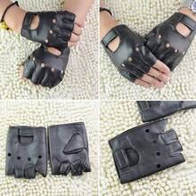 1 Pair Women Fingerless Motorcycle Gloves, Casual & Versatile Arm Warmers Autumn Fall Fashion Summer - Black - View 3