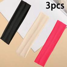 1/4 Stück Mehrfarbige Stoff Mode Stirnbänder, vielseitig für täglichen Gebrauch als Haarschmuck, Workout Haarband, Yoga Schweißband, Herbst Winter Kopftuch, Herbst Haarband für Urlaubsoutfits Frau