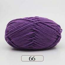 1 pezzo Filo di lana di latte a 5 strati, adatto per realizzare borse, sciarpe, cappelli, maglioni, bambole fai-da-te, 50g/pezzo (confezione casuale) - Multicolore - Visualizzare 10