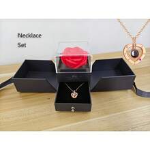 1 件时尚镀银短项链，带小吊坠十字架，不褪色珠宝礼物，情侣款 - 銀色 - 查看 1