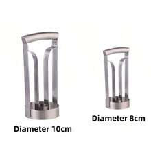 1 Stück Ananas Entkerner und Schneider - Aus strapazierfähigem Edelstahl, Komfortabler Griff - Ideal für Zuhause, Küche und Gastronomie, Edelstahl Ananas Schneider, Ananas Entkerner, Ananas Schäler, Ananas Augerentferner, Ananas Schneider