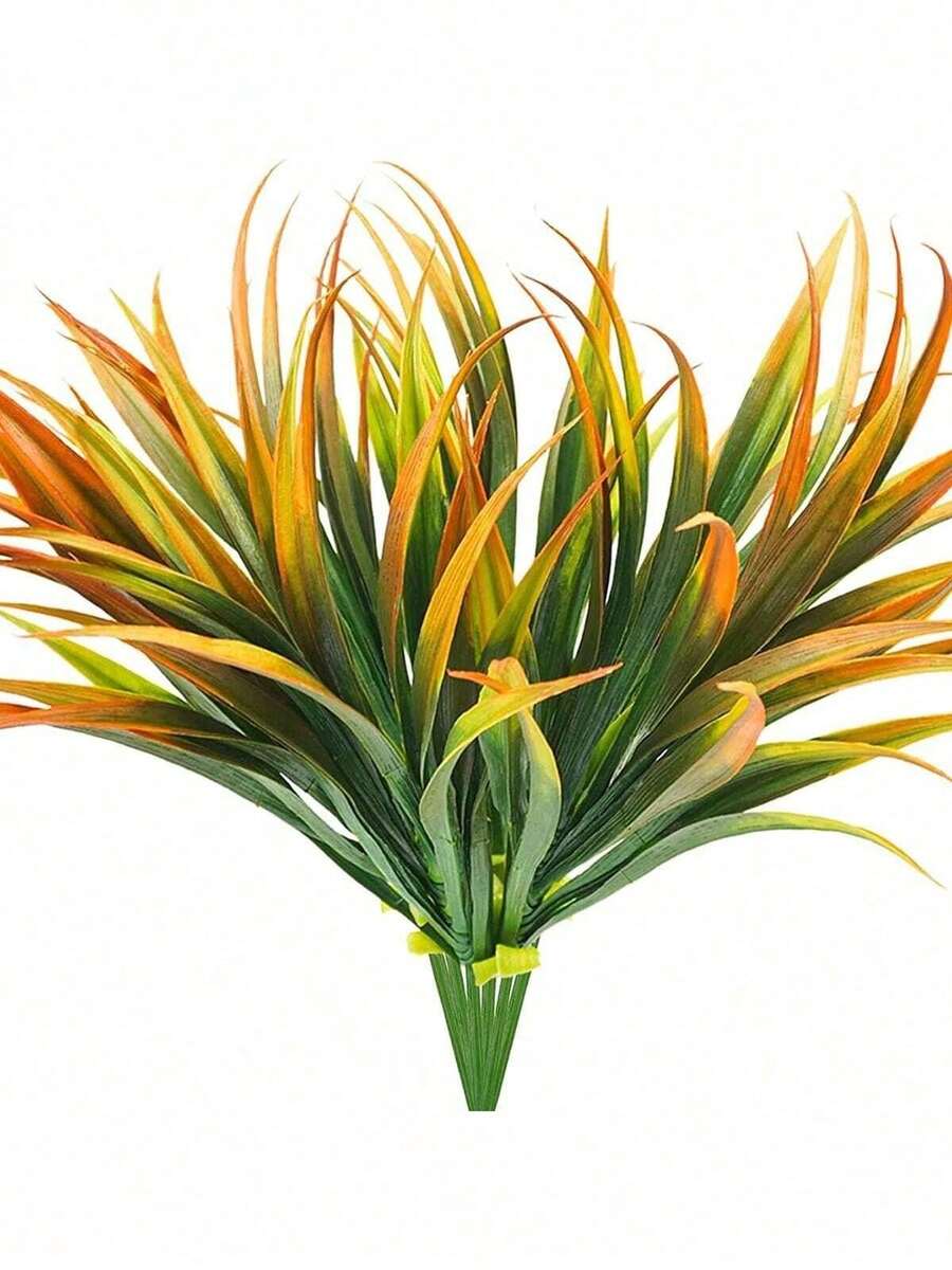 1/3/5/70PCS 17.32inch Artificial Spring Grass, Fake Plants, Uv Resistant Green Plants, Plastic Plants, Home Garden Window Sill Decoration, Restaurant, Bedroom, Wedding, Birthday Party Flowers, Indoor/Outdoor Festival Decoration, Photography, Spring And Summer Season Decoration, Outdoor Simulation Green Plants, Winter Decoration, Birthday Gifts - Light Red - View 1