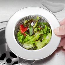 4.5 Inch 304 Stainless Steel Kitchen Sink Strainer, Fits Most Kitchen Sinks - Silver - View 7