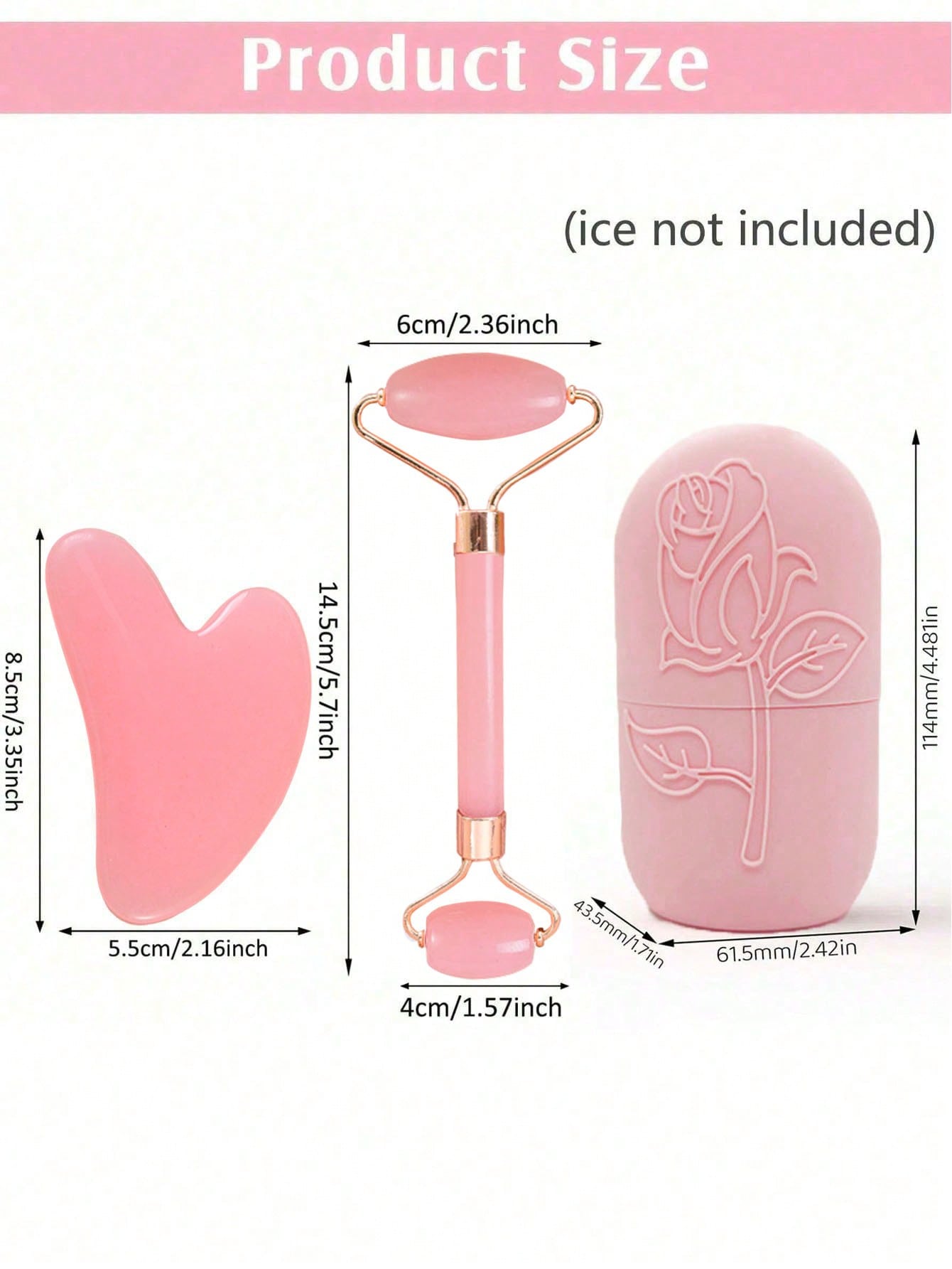 مجموعة أدوات تدليك الوجه بالثلج المكونة من 3 قطع -...