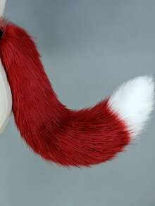 Cat Fox Tails Plush Anime Cosplay Big Tails Dog Furry Tail Wolf Tail Role Play Party Performance Props For Women Fall Halloween Accessories - Multicolor - View 4