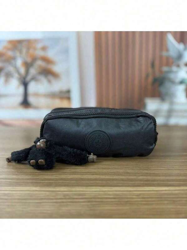 Estojo Escolar Grande 3 Zíperes Feminino Masculino Organizador 3 Compartimentos