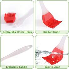 Cast Iron Sauce Pot And BBQ Mop Brush Set For Grilling BBQ Basting Set With Saucepan And Brush Barbecue Accories Meat Smoker Accories Gift For Men