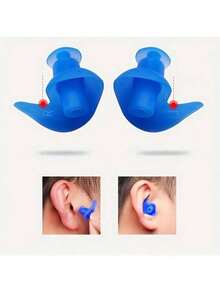(6 piezas) 3 pares / (2 piezas) 1 par de tapones de silicona para nadar, diseño reutilizable impermeable, se ajusta cómodamente a la oreja izquierda y derecha, evita la entrada de agua, adecuado para principiantes, adultos, mujeres, ancianos para usar en piscina, océano, playa, ligero y portátil, reduce el ruido, excelente para el Día de la Madre, vacaciones, amantes, amigos, uso personal - Multicolor - Ver 10