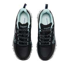 Skechers 女鞋戶外鞋女士綁帶城市戶外鞋日常運動鞋訓練鞋180017-BKMN - 黑色/薄荷綠色 - 查看 4