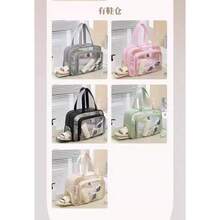 Clear PVC Waterproof Swimming Bag - Travel Handbag And Shoulder Bag - Rosa - Ver 6