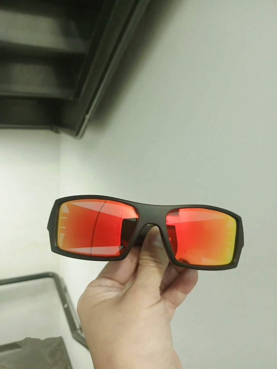 New Men's Polarized Sports Sunglasses - 紅色 - 查看 1