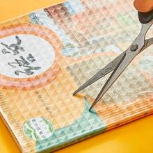 10 件自粘书套、透明磨砂书膜、书套、保护性书套、预切书套、可重复使用和可调节书套、加厚保护性书套，适用于办公室、学校或学生 - 彩色 - 查看 5