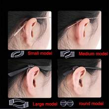 4/8/16 Peças Ganchos de Orelha Antiderrapantes de Silicone para Óculos, Apoios de Orelha Antiderrapantes - Transparente e Preto, Incluindo 1 Par de Cada Tamanho Grande, Médio e Pequeno, Redondo, Clipes de Orelha para Óculos, Suportes Antiderrapantes, Mangas de Ponta de Óculos, Suportes de Óculos, Adequados para Óculos, Óculos de Sol, Óculos para Esportes e Atividades ao Ar Livre, Fixadores de Óculos Confortáveis, Adequados para Óculos de Sol, Óculos, Óculos etc., Acessórios de Óculos, Presente do Dia dos Professores, Presente do Dia dos Pais