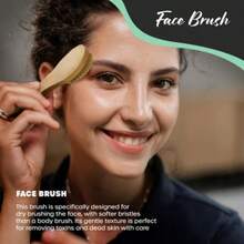 Exfoliating Dry Body Brush Set With Boar Bristles For Spa-Like Skin Care