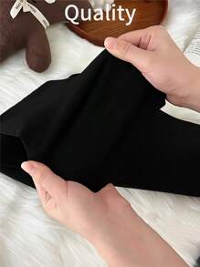 1 Pair Women Opaque Pantyhose, High Elasticity Leggings Tights For Spring/Autumn Wearing