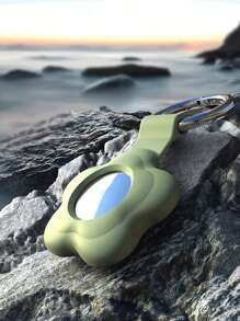 1pc Airtag Holder Compatible With Apple Air Tag,Flower Keychain AirTags Case With Anti-Lost Key Ring, Protective AirTag Keychain Cover, Finder Items For Pets, Keys, Backpacks