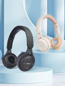 GENAI Wireless Headphones With Microphone, HiFi Stereo Sound, Foldable & Lightweight, Volume Control, 3.5mm Stereo Cable, Deep Bass, Suitable For Home, Office, Phones, Computers - Multicolor - View 5