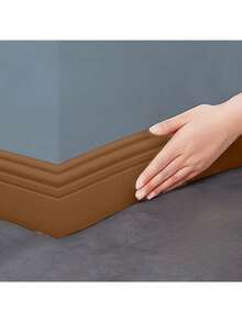 1 卷 9.8 厘米 X 200 厘米自粘式柔性踢脚线墙基装饰边条、墙基造型、背景框架保护边缘边条