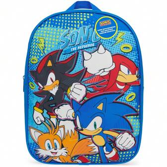 SONIC THE HEDGEHOG Backpack Rucksack Daypack Nursery Bag Shadow Preschool Primary Sports Travel Boo
