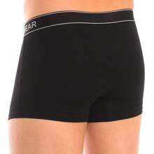 Kisses and Love Lot de 2 boxers en coton KLB1 pour homme - Gris-noir - Voir 3
