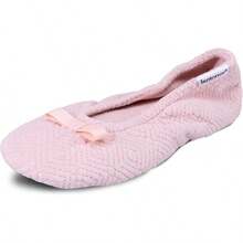 Isotoner Women's Diamond Microterry Ballerina Slippers - 晚霞鑽石 - 查看 1