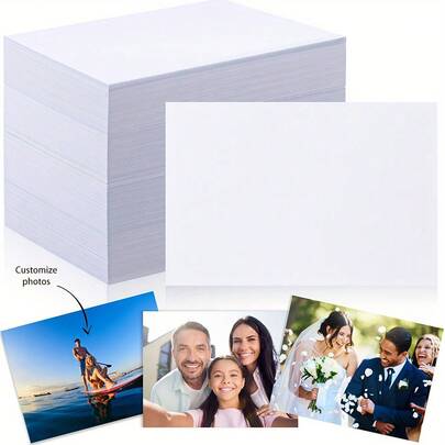 4" X 6" Photo Prints, Suitable For Family, Couple, Wedding, Graduation, Birthday, Party, Holiday Photos, Portraits, ID Photos, Greeting Cards, And Art Prints | Glossy Finish | Bulk Pack,Home & Living,Haunt Your Home,Souvenirs,Reusable,Adorable,High-Quality