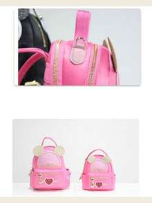 NCosmos Bear Backpack, Pink/Black, Back-To-School Gift, Backpack, Birthday Gift - Pink - View 7