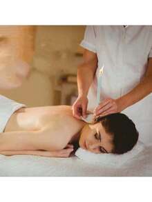 10 piezas de velas para los oídos, velas cónicas de cera de abeja Hopi para eliminar la cera de los oídos, velas aromáticas para los oídos con soporte, 100% cilindros de fragancia cónica hueca - Multicolor - Ver 5