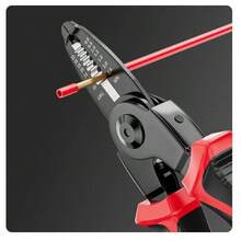 5 IN 1 Plier Set With 5 Interchangeable Tool Heads Wire Stripper Crimping Plier - Default - View 6