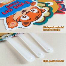 8pcs Classroom Management Sign Set, Classroom Activity Supplies, Plastic Material, Suitable For Preschool, Home Education, School, Playroom, Teacher Classroom Rules Education For Preschool Children - Multicolor - View 9