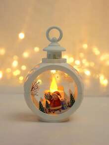 圣诞装饰灯，圣诞老人，雪人灯笼，圣诞装饰品，室内外装饰灯，干电池供电 - 彩色 - 查看 14