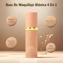 4 En 1 Light Spectrum F-or-ev-er B-loo-m, 4 In 1 Foundation Liquid,   Foundation 4 En 1 Light Spectrum , Inspired - Long Lasting Waterproof - Makeup, SPF 50 Inspired Longwearing & Waterproof - Marrón - Ver 4